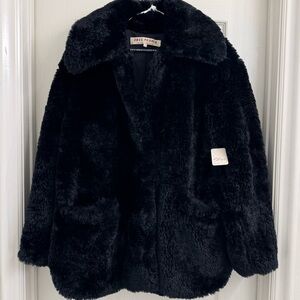 FREE PEOPLE Pretty Perfect Fur Peacoat